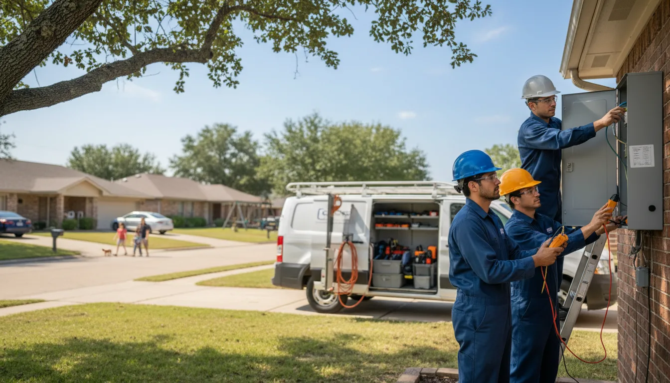 Certified electrician providing emergency electrical services in Adams, MN